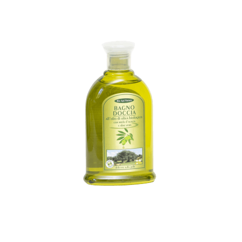 Apicoltura Fossati | Bagno doccia all’olio di oliva biologico con miele d’acacia e aloe vera 